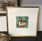 Grebe on Nest Framed&nbsp;3